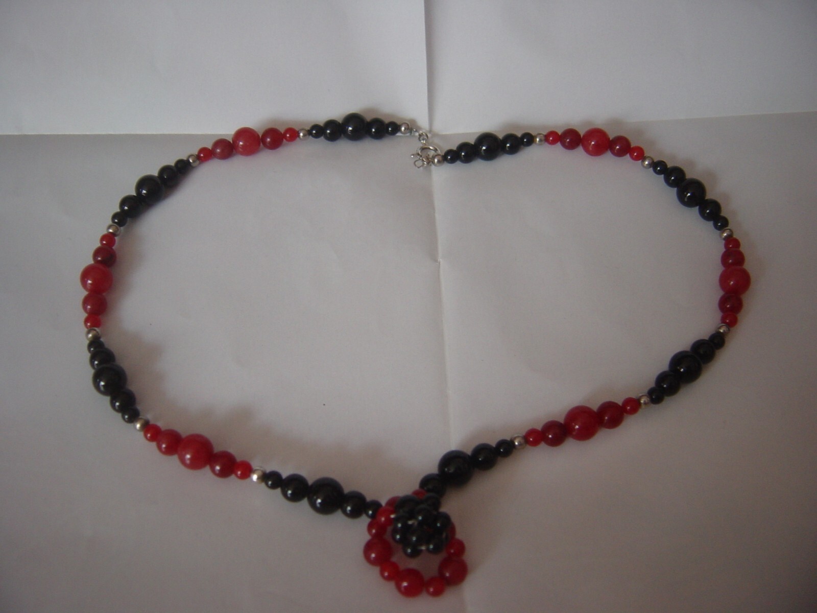 Solid Silver-vintage-genuine ruby & spinels fancy… - image 5