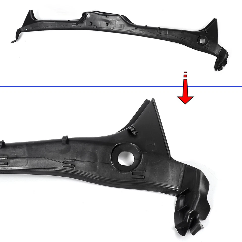 For 2002-2008 BMW 7 Series E65 E66 745i 750i 760i Windshield Cowl Cover Panel - Image 3 of 4