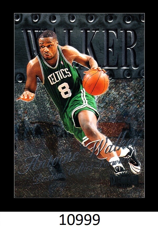 1-1998-99 FLEER METAL UNIVERSE BASE ANTOINE WALKER CELTICS CARD#42 QTY