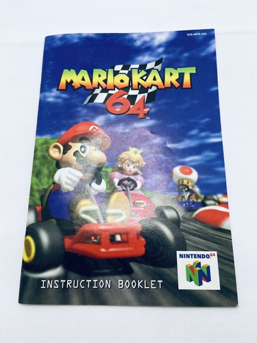 Mario Kart 64 & Super Mario World Instruction Booklets Nintendo Vintage - Picture 2 of 7