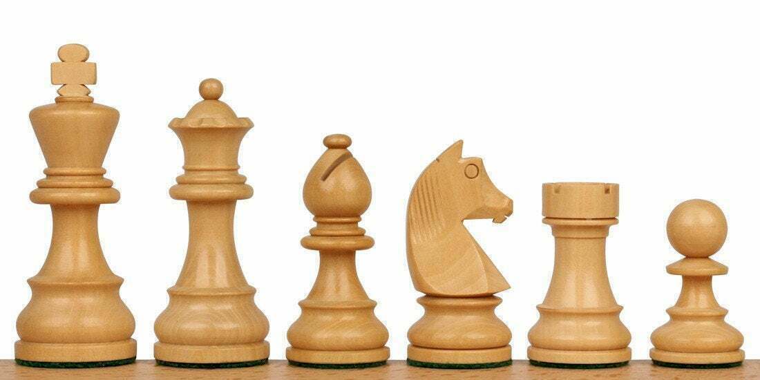  French Grandmaster's Staunton Chess Pieces Only Set- Golden  Rosewood - 4.1 King : Everything Else