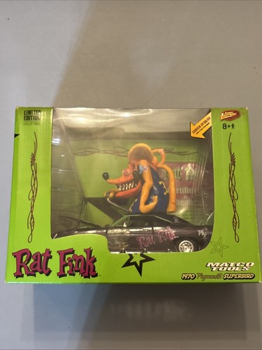 LIMITED EDITION MATCO TOOLS RAT FINK DIE CAST 1970 PLYMOUTH SUPERBIRD 1:24 SCALE
