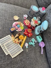 18” Doll Accessories La Patisserie Mixer Play Dessert Food Stools Plates AG & OG