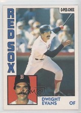 1984 O-Pee-Chee Dwight Evans #244 3bz