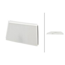 Innenraumfilter Pollenfilter 332 x 188 mm HELLA für u.a. MERCEDES-BENZ C-KLASSE