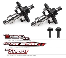 ALU F&R DIRECT SPOOL 15/39T 7078 7079 FOR TRAXXAS 1/16 MINI E-REVO SLASH SUMMIT