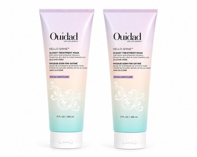 2x Ouidad Hello Shine Glossy Treatment Mask Silicone Free 9 fl oz Each