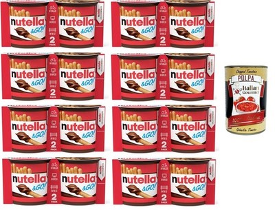 Nutella & Go mit Grissini Snack Pack 8x96g +Polpa 400g   Ferrero Genuss