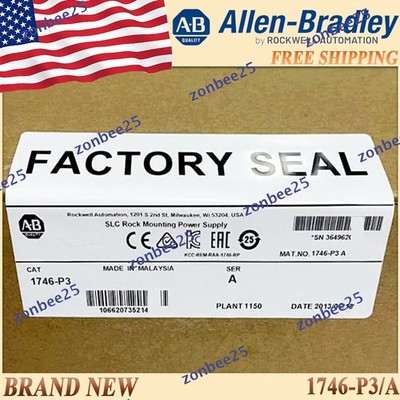 New Sealed AB 1746-P3/A SLC Rock Mounting Power Supply Free Ship 1746-P3 serA US
