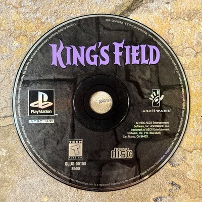 King's Field Disc - Sony PlayStation 1 PS1 PSX **TESTED**