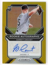 Garrett Crochet 2021 Panini Prizm Gold Prizm Rookie #RS-GC RC Auto /10