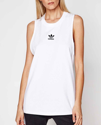 Adidas Originals Damen Trägertop - Adicolor Trefoil Tank Top - Black Friday Sale