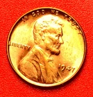 1947-P Lincoln Wheat Cent Penny GEM RED BU From an Original Bank Roll