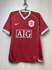 MANCHESTER UNITED 2006 2007 HOME FOOTBALL SHIRT SOCCER JERSEY NIKE SIZE S