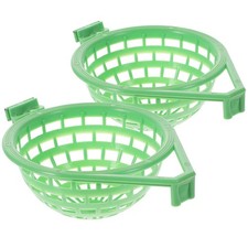  2 Pcs Bird Breeding Nest Box Finch Nests Pigeon Nesting Bowls Holder