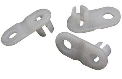 6x Verschlussstab Clips 4mm Loch Kunststoff Nieten Befestigungen Halter Auto Draht Clips