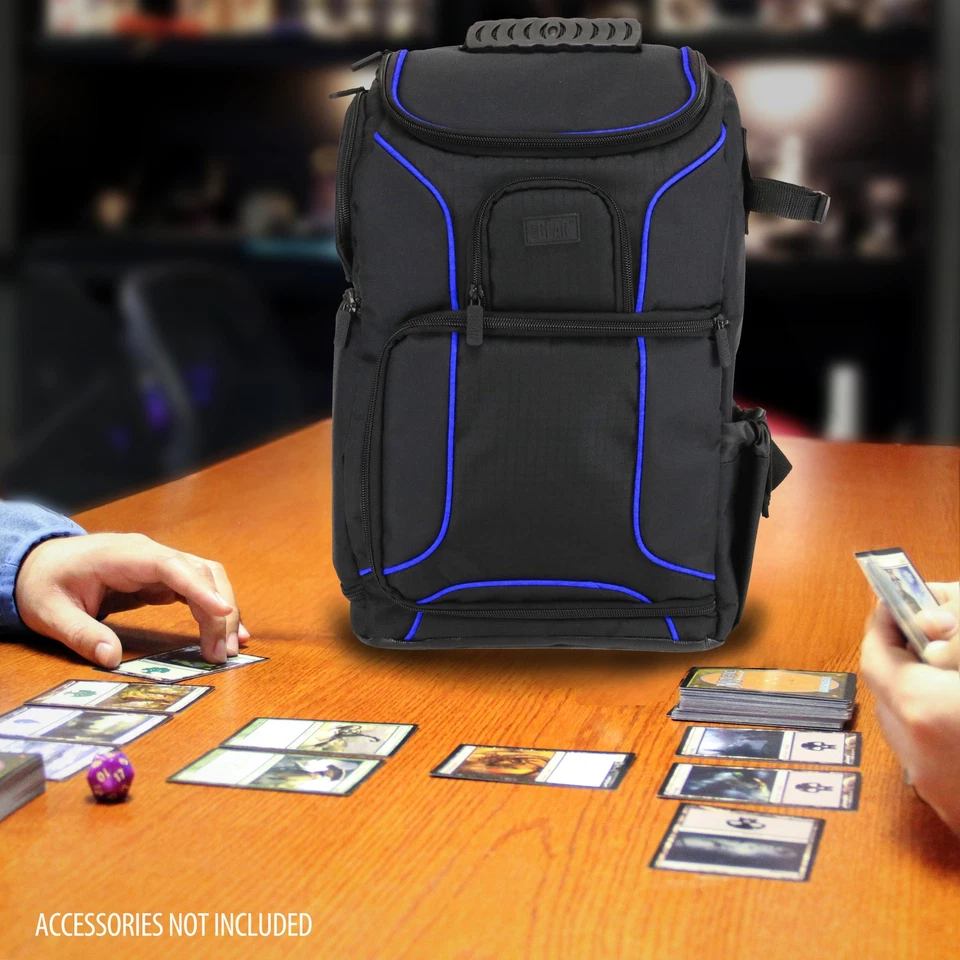USA Gear Magic the Gathering Backpack with Customizable Interior (Blue) - Image 4 of 4