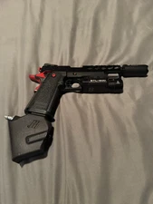 Tokyo Marui Airsoft gun (with tank, reg, and line)