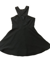 Hoco Classy Lulus solid black cocktail dress size Medium little black dress