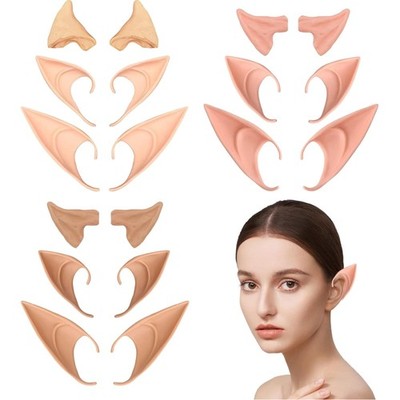 9 Pairs Elf Ears Soft Elf Ears Latex Elf Ears for Children and Adults for Elf...