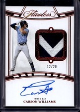 2024 Flawless Carson Williams Signature Materials #/20
