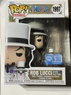 Funko Pop! - ROB LUCCI (w/ Hattori) - One Piece - Toy Temple - 1997 +protector