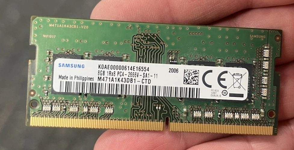 Samsung 8GB Computer DDR4 SDRAM for sale - eBay