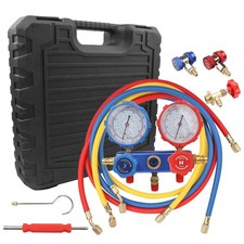 R410a R22 Manifold Gauge Set Ac Ac 3ft Color Hose Air Conditioner Hvac 59 New