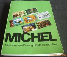Michel 1993 catalog for German Telefon (Telephone) cards, 480 pages