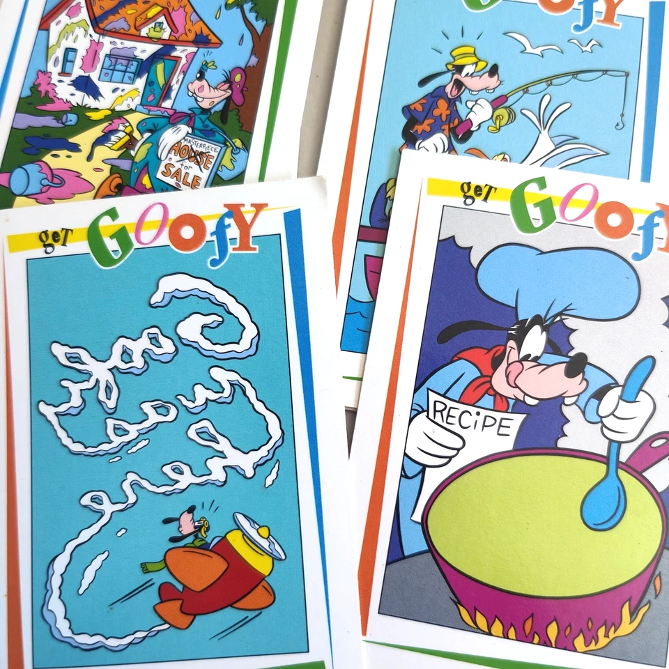 1990s Disney Get Goofy SkyBox Trading Cards x24 Vintage Cartoon Collectables - Image 2 of 4