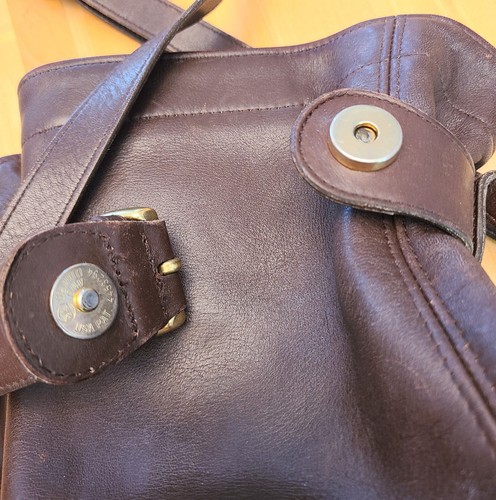 Vintage COACH Handbag SOHO Belted Pouch Leather Cross Body Bag 4156 USA - Picture 12 of 14