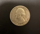 One (1) 1964 90% Silver Washington quarter
