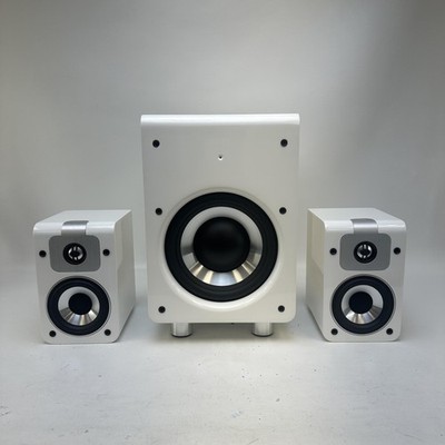 BlueSound Duo D30 Satellite Speakers White