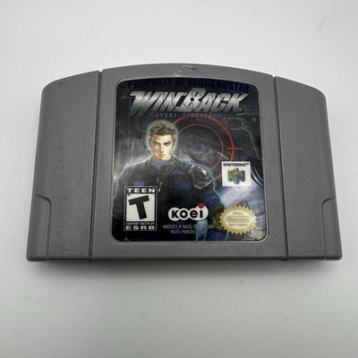 WinBack Covert Operations N64 Video Game Authentic Cartridge Only Tested Works
