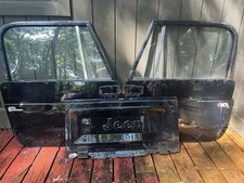 Vtg Jeep Cjyj Doors Tailgatesteel Half Doors Wglass Jeep Stamped Tailgate Vtg Jeep Cjyj Doors Tailgatesteel Half Doors Wglass Jeep Stamped Tailgate