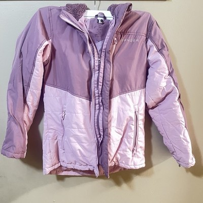 Spyder Ski Jacket Girls XL 16 Coat Winter Snowboard Outerwear Pink