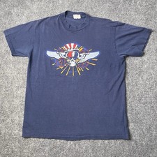 Vtg 1982 Grateful Dead Rick Griffin T-shirt Mens L 1980s Concert Tour Band Tee