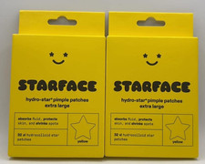 2PK Starface Hydro-Star Pimple Patches 32 CT EACH XL Yellow EXP 7/26