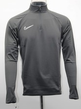 Nike MENS DRI-FIT ACADEMY 19 PRO TRACK SOCCER HALF ZIP JACKET GRAPHITE SZ SMALL