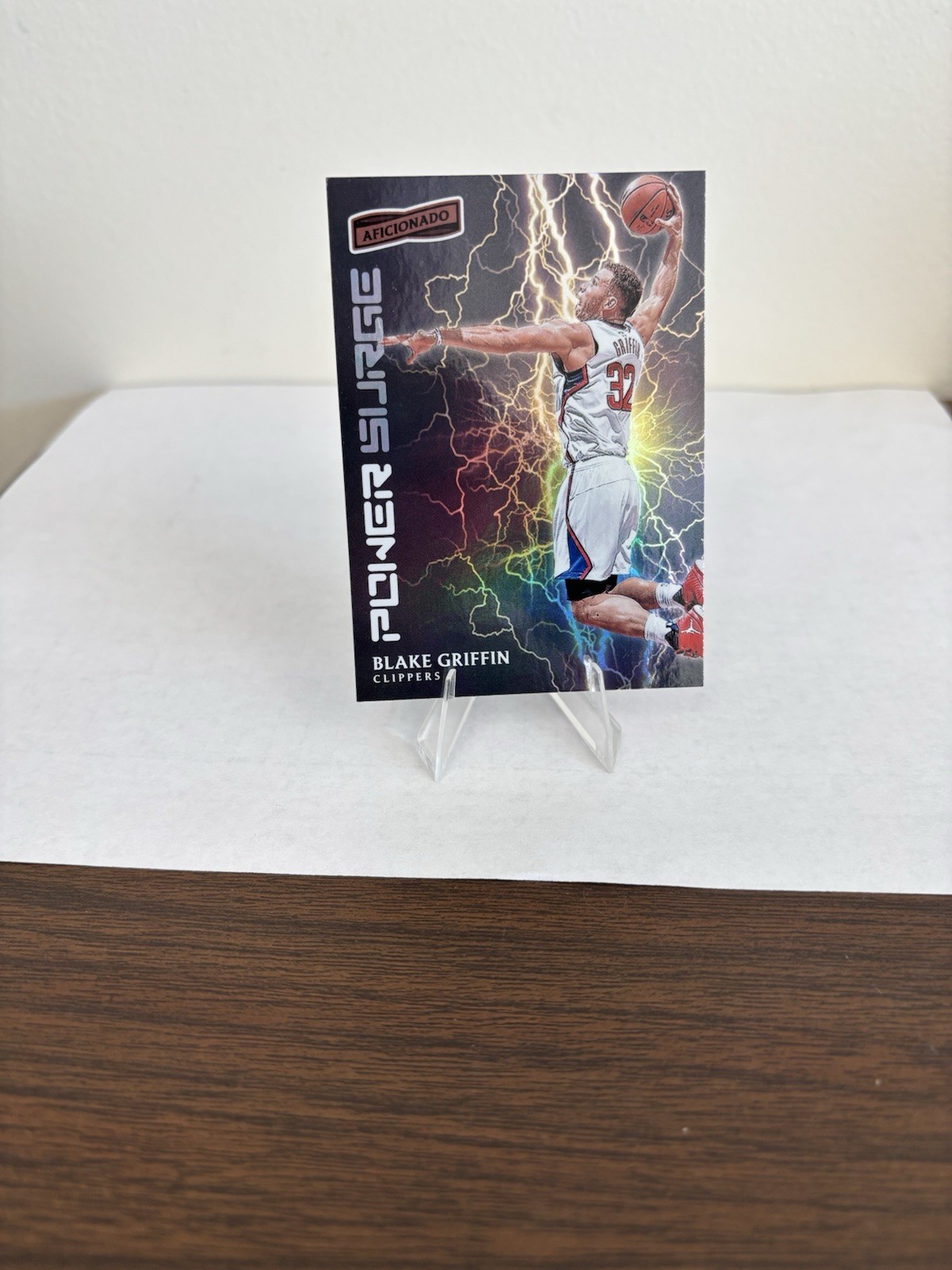 2016-17 Panini Aficionado Blake Griffin Power Surge #15 Clippers