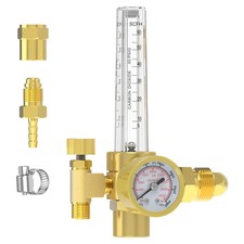 CO2 Argon Flow Meter Gas Regulator Gauge for MIG TIG Welding - 71 PSI