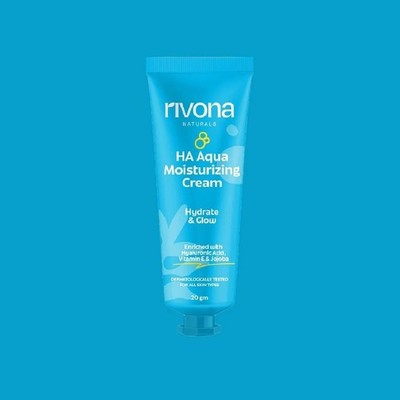 Rivona Naturals HA Aqua Moisturizing Face Cream For Dryness ,20gm
