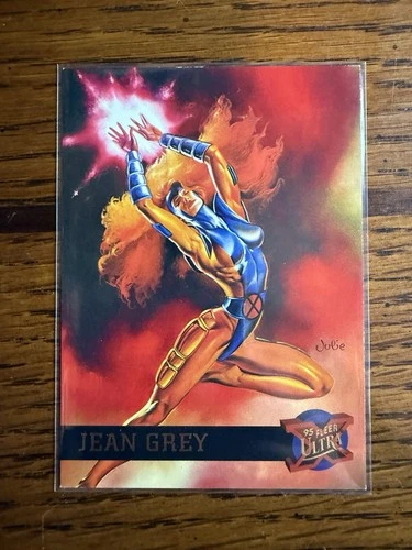 Jean Grey X-Men Marvel Comics Fleer 1995 Vintage Trading Card Julie Bell Art #25
