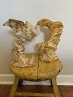 Vintage Rare 60s Royal Haeger Pair Rooster Vases Mid-Century