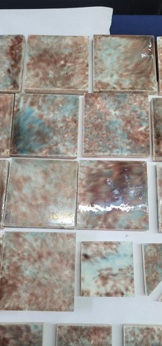 Vintage Lot of 37 Trent Co. Pastel Glazed Ceramic Tiles GS00665 - Picture 4 of 9