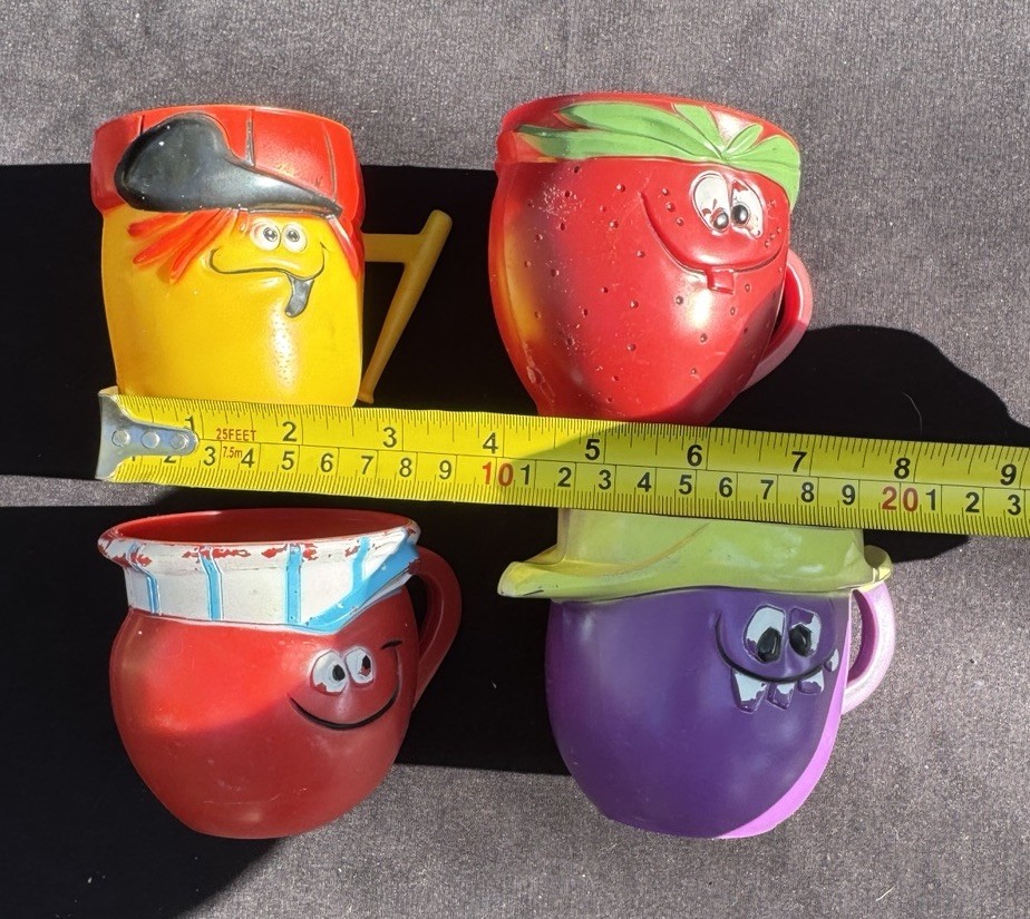 1970’s Pillsbury ファニーフェイス ビンテージ マグ 4個セット 1970's Pillsbury ファニーフェイス ビンテージ マグ 4個セット