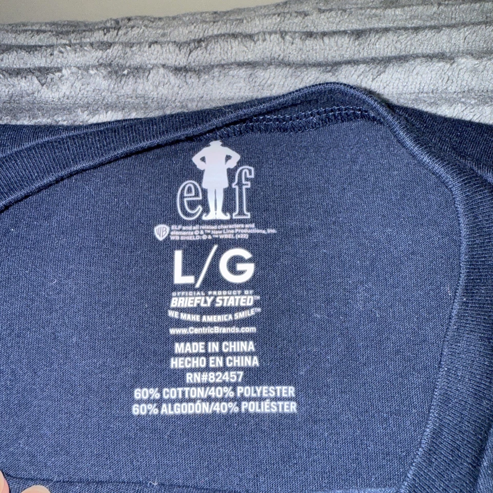 Эльф Санта! Я его знаю! Buddy смешной Рождество футболка женщин размер большой - Изображение 3 из 4