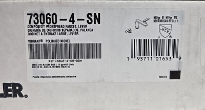 Kohler 73060-4-SN Composed Widespread Bathroom Faucet - Polished Nickel *READ