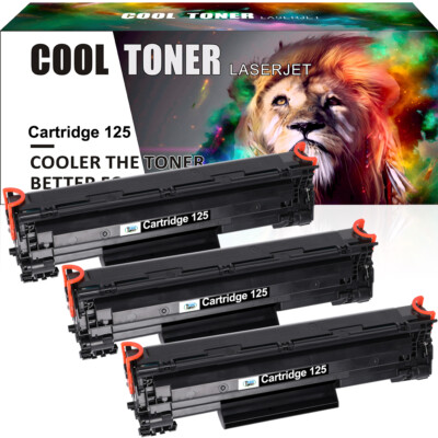 3x CRG125 3484B001AA Toner Cartridge Compatible for Canon 125 imageCLASS MF3010