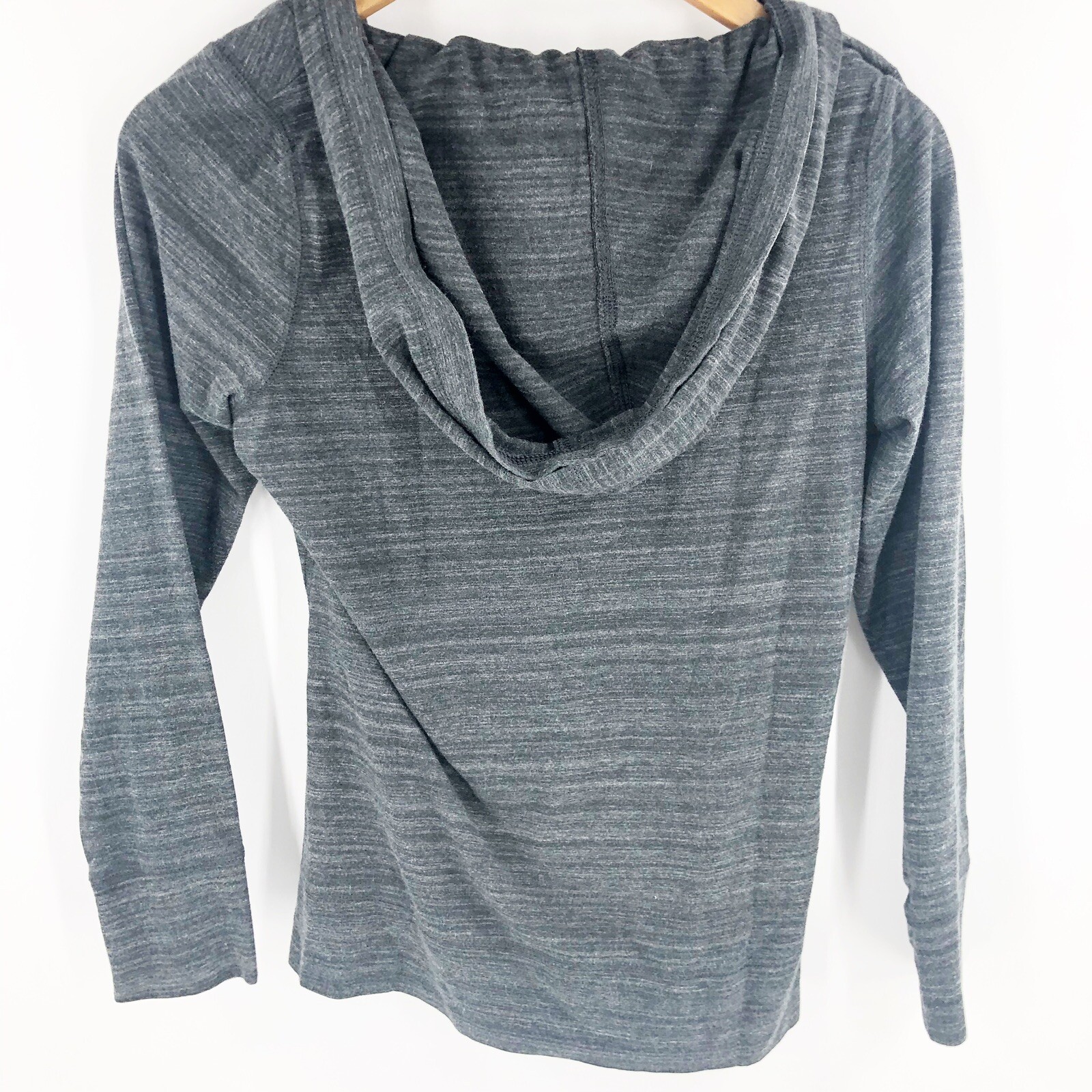 TEK GEAR Women Gray Pullover Hoodie Top 
